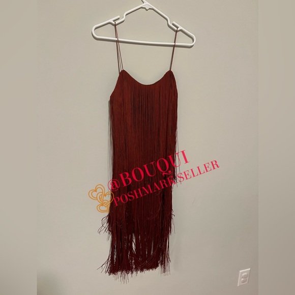 BLOGGERS FAV ZARA STRAPPY FRINGED DRESS - Picture 2 of 13